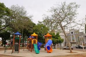 Três parquinhos infantis de Cruz Alta são revitalizados