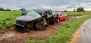 Acidente com três veículos deixa feridos em Boa Vista do Incra