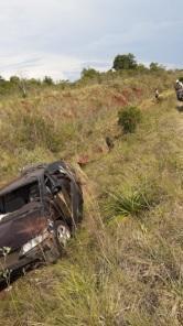 Acidente de trânsito foi registrado na estrada do Campus na tarde do domingo