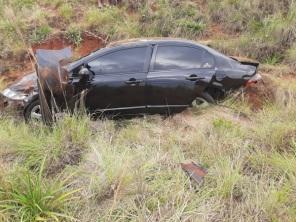 Acidente de trânsito foi registrado na estrada do Campus na tarde do domingo