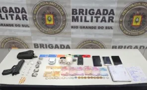 Homem é preso por tráfico de drogas no bairro de Fátima em Cruz Alta
