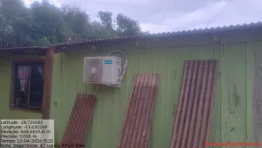 TEMPORAL: 13 residências são destelhadas em Benjamin Nott