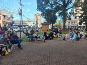 Domingo teve mateada para celebrar campanha do Maio Furta-Cor