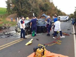 3 pessoas morrem em acidente na BR 158 em Panambi