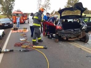 3 pessoas morrem em acidente na BR 158 em Panambi