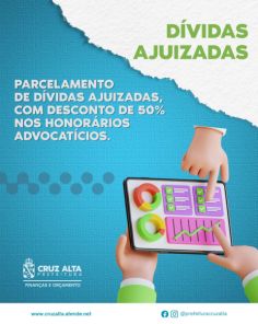 Programa facilita pagamento de dívidas municipais em Cruz Alta