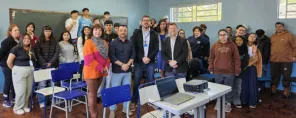Vice-prefeito compartilha trajetória empreendedora com alunos do Dom Antônio
