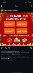 NATAL 2024> O que abre e o que fecha na véspera e no dia de Natal em Cruz Alta