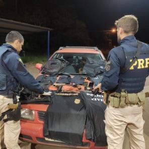 PRF prende criminosos que planejavam assaltar joalheria vestidos de policiais