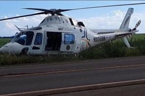 Helicóptero da BM que levava vice-governador faz pouso de emergência no norte 