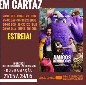 DOMINGO: Confira a programação de filmes  no Cine Globo de Cruz Alta 