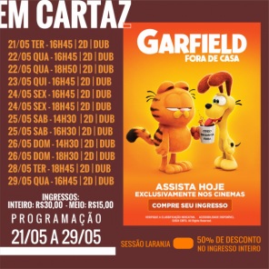 DOMINGO: Confira a programação de filmes  no Cine Globo de Cruz Alta 