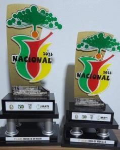 Cruz-altense conquista dois troféus no 15º FENART, no Paraná