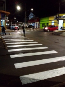 DMT Continua Revitalização das Sinalizações Horizontais em Cruz Alta