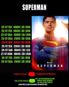 DOMINGO: Confira a programação de filmes  no Cine Globo de Cruz Alta