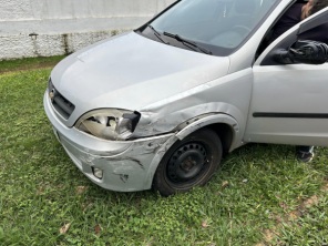 TRÂNSITO> Colisão Entre Veículos Causa Danos Materiais em Cruz Alta