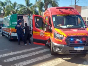 Idoso fica gravemente ferido após ser atropelado em faixa de pedestres