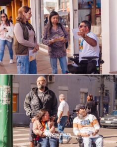 SEMANA DO TRÂNSITO>Ação no centro reforça respeito às vagas para PCDs