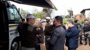 Instalada Base Móvel Comunitária do 16º BPM no Bairro COHAB em Cruz Alta