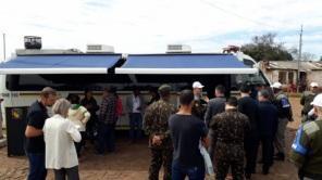 Instalada Base Móvel Comunitária do 16º BPM no Bairro COHAB em Cruz Alta