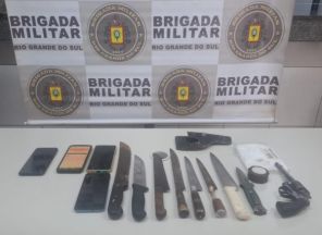 Prisão por cárcere privado e porte ilegal de arma de fogo em Cruz Alta