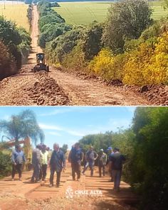 Secretaria de Obras recupera ponte e realiza melhorias em estrada no interior