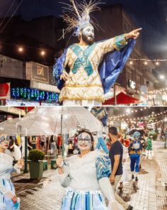 Um encanto de natal fechou com a descida da Pinheiro no desfile Natalino 