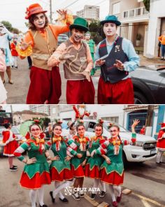 Um encanto de natal fechou com a descida da Pinheiro no desfile Natalino 