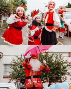Um encanto de natal fechou com a descida da Pinheiro no desfile Natalino 