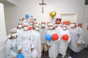 Mais um cruz-altense recuperado da Covid-19 recebe alta hospitalar no HSVP