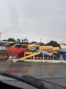 Ventos de mais de 100 km/h causam estragos em Cruz Alta