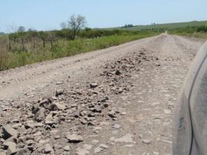 Agricultores realizam protesto por asfalto em rodovia no RS