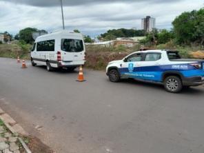 Acidente de trânsito envolveu Van Escolar do município; ninguém ficou ferido