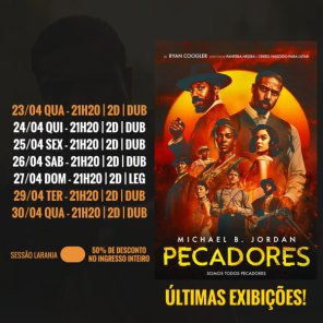 DOMINGO: Confira a programação de filmes  no Cine Globo de Cruz Alta