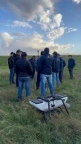 Alunos da Unicruz tiveram aula com o maior drone agrícola do Brasil 