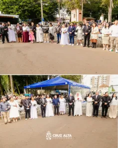 Casamento Coletivo oficializa união de 18 casais em Cruz Alta