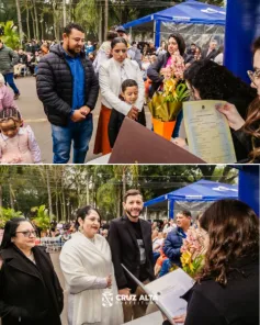 Casamento Coletivo oficializa união de 18 casais em Cruz Alta