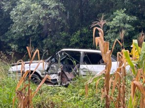 SÁBADO> Colisão entre dois carros deixa ferido na ERS-342 em Cruz Alta