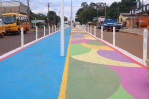 Nova Ciclofaixa e Caminhódromo na Avenida Xavantes Revitalizam Cruz Alta