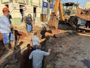 OBRAS EM GALERIA> Trânsito Interrompido na Avenida Voluntários da Pátria