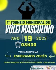 Inscrições abertas para o Torneio Municipal de Voleibol Feminino e Masculino