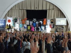 Palestra com Tainã Santos lota auditório do Annes Dias