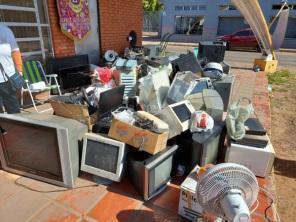 Projeto Ecolions recolheu aparelhos eletroeletrônicos em desuso em Cruz Alta