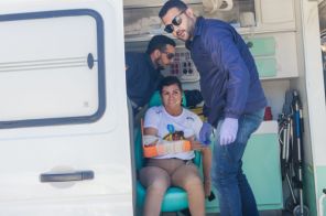 CRUZ ALTA> Simulação de acidente entre trem e carro une forças de segurança