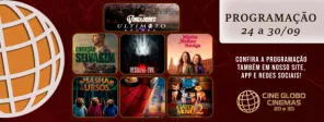 CINEMA> Confira os filmes em Cartaz neste sábado no Cine Globo  em Cruz Alta