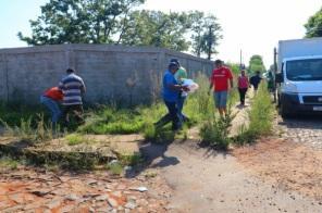 MUTIRÃO DE LIMPEZA NO BAIRRO TORIBIO VERISSIMO NO SÁBADO