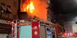 TRAGÉDIA>  Incêndio mata dez pessoas na Pousada Garoa em Porto Alegre