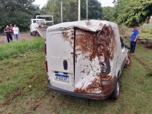 Veículo é roubado e causa grave acidente de trânsito em Cruz Alta na sexta 