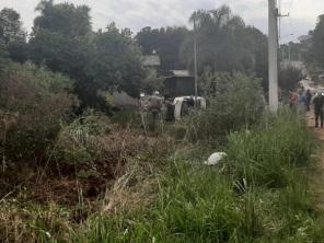 Veículo é roubado e causa grave acidente de trânsito em Cruz Alta na sexta 