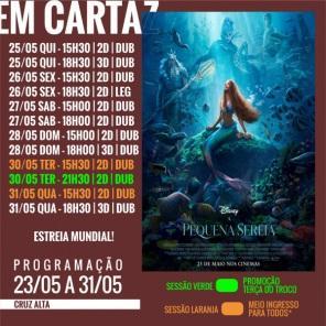 FINDI: Confira a programação de filmes em exibição no Cine Globo de Cruz Alta 